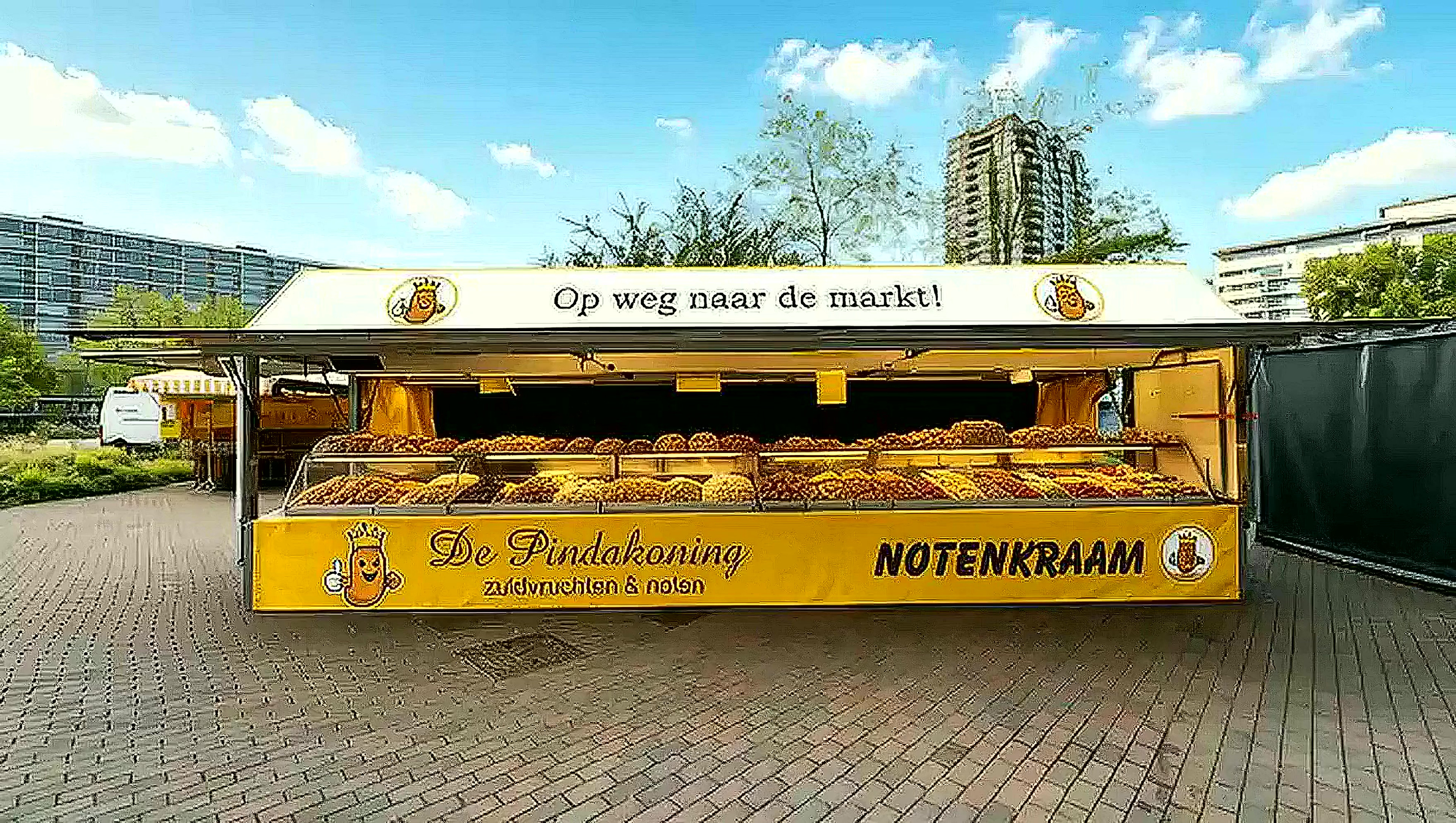 De kraam van De Pindakoning